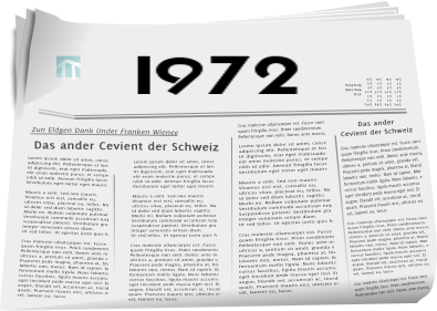 Zeitungsberichte 1972