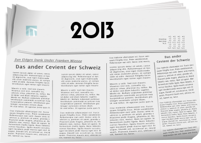 Zeitungsberichte 2013