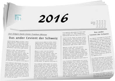 Zeitungsberichte 2016